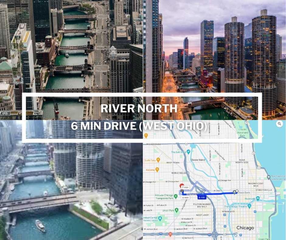 Stylish 2Br Urban Retreat In River West 芝加哥 外观 照片